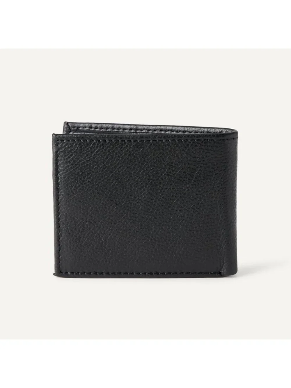 Men's Pebbled Full Grain Leather Bifold Wallet - Stylish, Durable & Functional